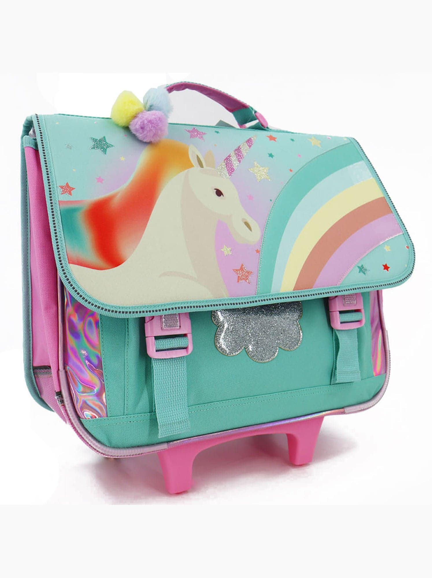 cartable Hennequin Roulettes Ecole — photo vue de face