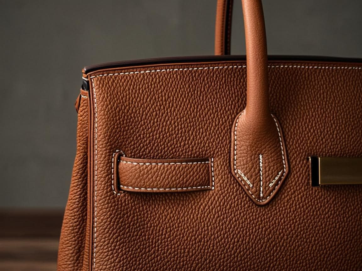 Comparaison visuelle des 4 types de cuir : pleine fleur, Saffiano, végétal et de correction