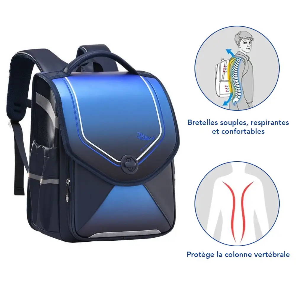cartable Hennequin Pronomic École — photo vue de face