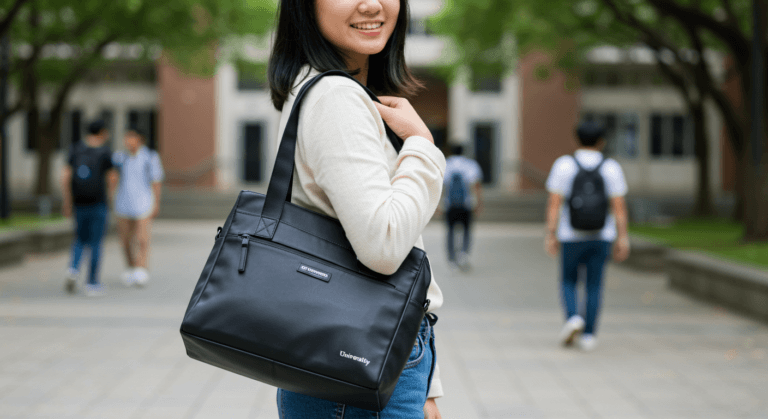 Sac de cours étudiante