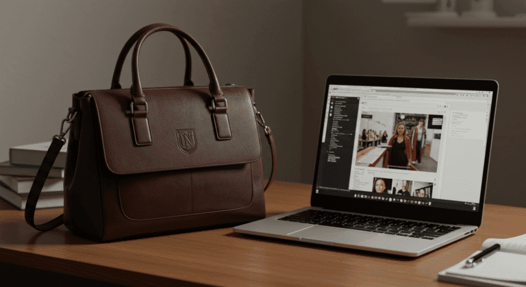 Sac de cours lycée avec support pour ordinateur